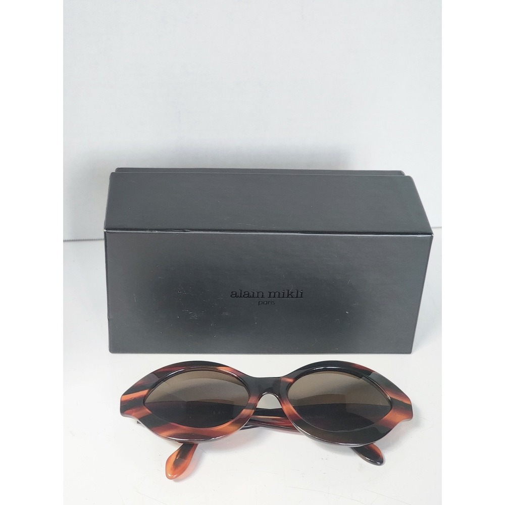 Alain Mikli Vintage Tortoise Shell Cat Eye Sunglasses Hand Made in France